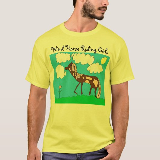 Wind Horse Riding Girls Club T-shirt (Voorkant)