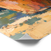 Wind in de Anemonen Kunstprint Poster (Hoek)