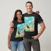 Wind in de canyon actief t-shirt (Unisex)
