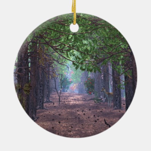 Wind in de Pines Ornament (Achterkant)