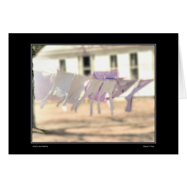 Wind in de waslijn (Voorkant Horizontaal)