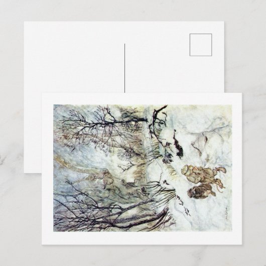 Wind in de Wilgen Briefkaart (Voorkant / Achterkant)