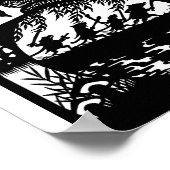 Wind in de Wilgen Poster (Hoek)