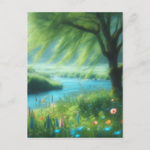 Wind in de Willow Briefkaart