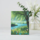 Wind in de Willow Briefkaart (Staand voorkant)
