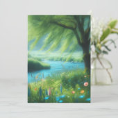 Wind in de Willow Kaart (Staand voorkant)