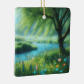 Wind in de Willow Keramisch Ornament (Rechts)