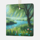 Wind in de Willow Keramisch Ornament (Links)