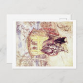 Wind in het briefkaart Willows (Voorkant / Achterkant)