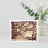 Wind in het briefkaart Willows (Staand voorkant)