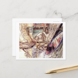 Wind in het briefkaart Willows