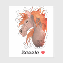 Wind in mijn haar! sticker