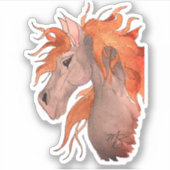 Wind in mijn haar! sticker (Voorkant)