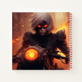 Wind in the Hair Notitieboek (Achterkant)