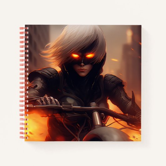 Wind in the Hair Notitieboek (Voorkant)