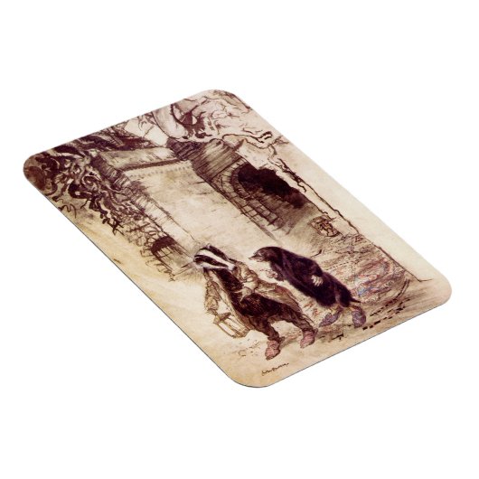 Wind in Willows Fridge Magnet Magneet (Rechterzijde)