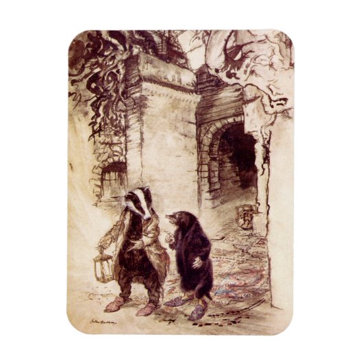Wind in Willows Fridge Magnet Magneet (Verticaal)