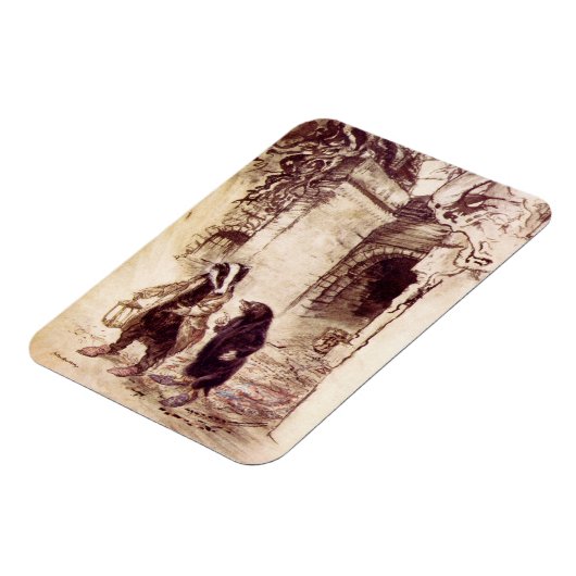 Wind in Willows Fridge Magnet Magneet (Linkerzijde)
