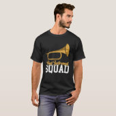 Wind Instrument Squad Wind Instrument Muziek T-shirt (Voorkant volledig)