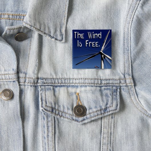 Wind is gratis Button (In situ)