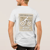 wind jager Tri-Blend shirt (Achterkant)