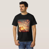 Wind Letter Love Mannen t-shirt (Voorkant volledig)