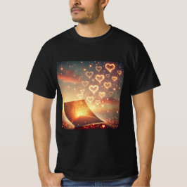 Wind Letter Love Mannen t-shirt