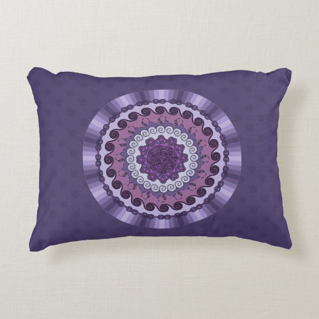 Wind Mandala Accent Kussen (Voorkant)