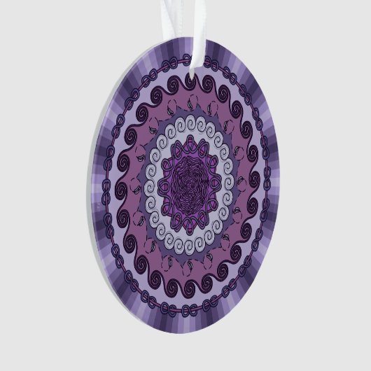 Wind Mandala Acrylisch Ornament (voorkant)