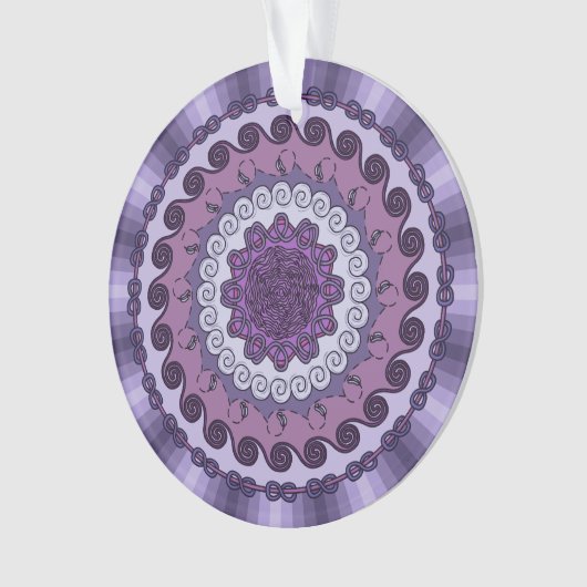 Wind Mandala Acrylisch Ornament (voorkant)