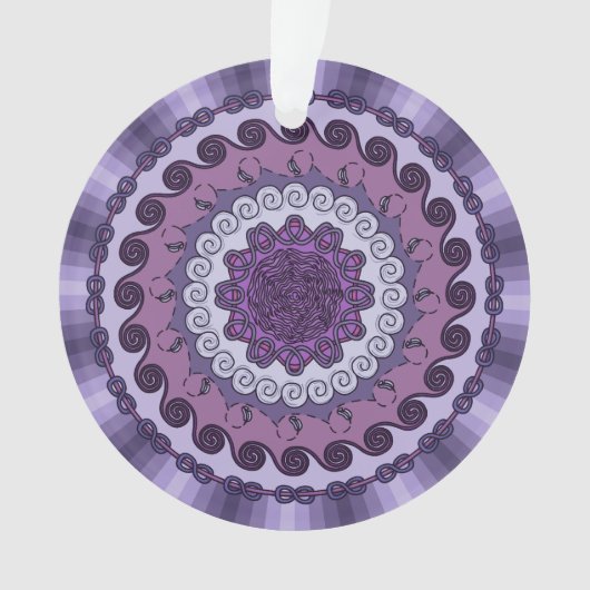 Wind Mandala Acrylisch Ornament (voorkant)