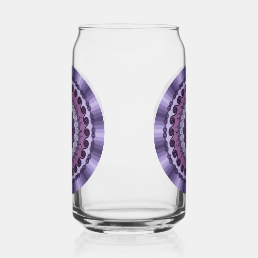 Wind Mandala Blikvorm Glas (Rechts)