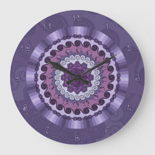 Wind Mandala Clock Grote Klok
