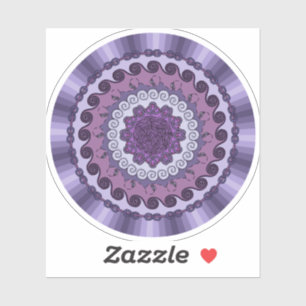 Wind Mandala Contour Sticker