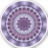 Wind Mandala Contour Sticker (Voorkant)