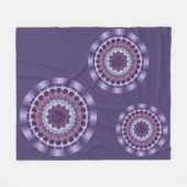 Wind Mandala Fleece Blanket (Voorkant (Horizontaal))