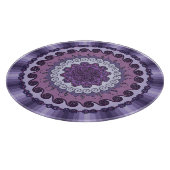 Wind mandala glazen snijplank (Hoek)