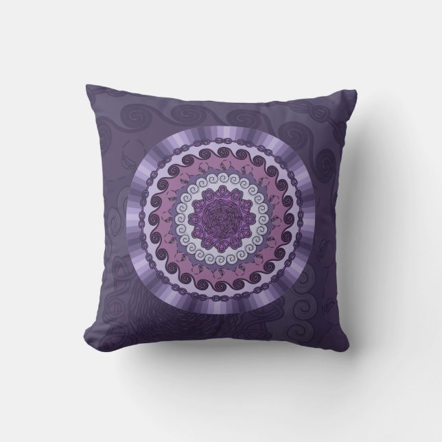Wind Mandala Kussen (Voorkant)