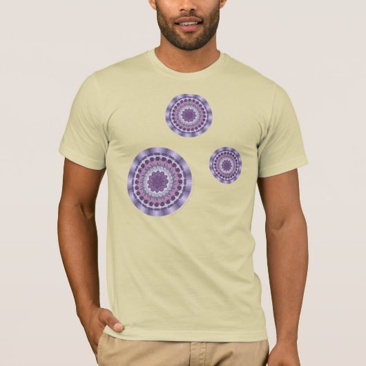 Wind Mandala Mannen Donkere Shirt (Voorkant)