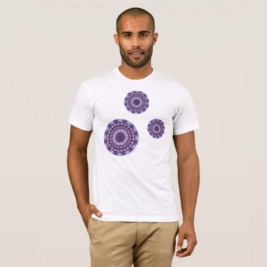 Wind Mandala Mannen Light Shirt (Voorkant volledig)