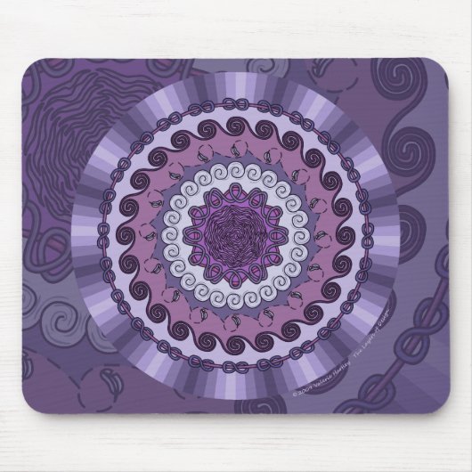 Wind Mandala Mousepad Muismat (Voorkant)