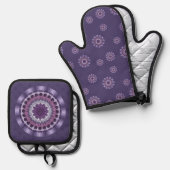 Wind Mandala Ovenwant & Pannenlap Set (Voorkant / Achterkant)