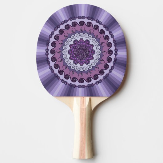 Wind Mandala Ping Pong Paddle Tafeltennisbatje (Voorkant)