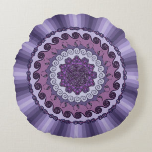 Wind Mandala Ronde Kussen