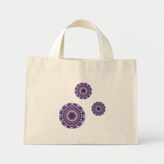 Wind Mandala Schoudertas Mini Tote Bag (Voorkant)