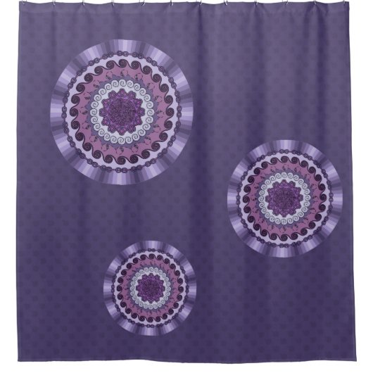 Wind Mandala Shower Curtain Douchegordijn (Voorkant)