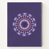 Wind Mandala Spiraal Notebook Notitieboek (Achterkant)