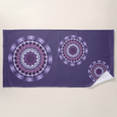 Wind Mandala Strandhanddoek Strandlaken (Voorkant)