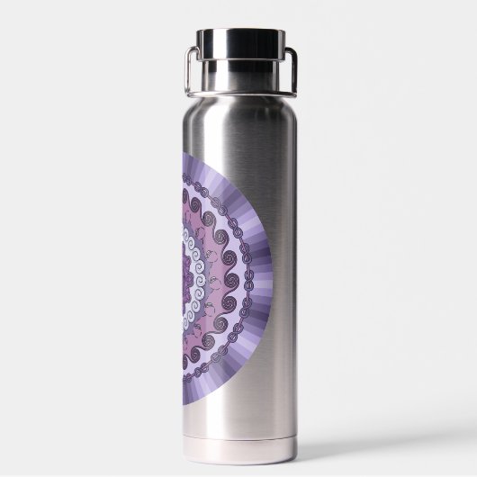 Wind Mandala Waterfles (Achterkant)
