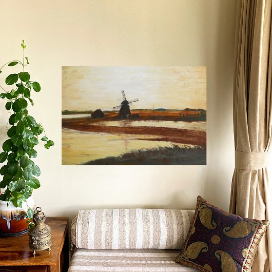 Wind Mill Canvas Afdruk